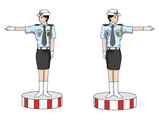 交通警察手勢信號圖解